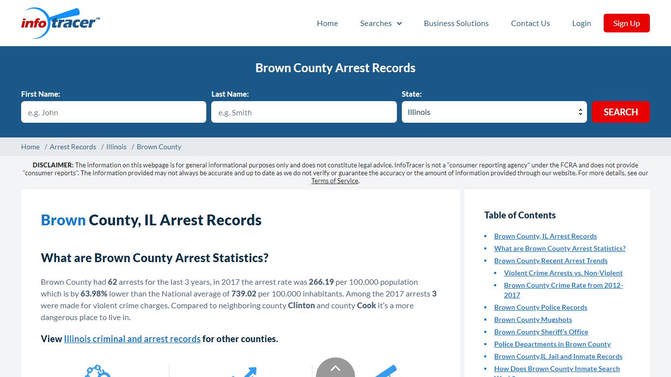 Brown County, IL Arrests, Mugshots & Jail Records - InfoTracer